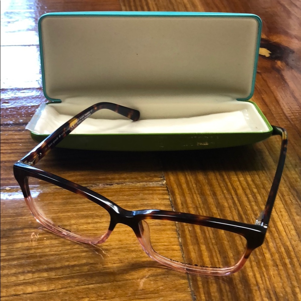 Kate Spade Sharla eyeglasses pink tortoise 53mm